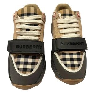Burberry London Ramsey check sneakers size 38